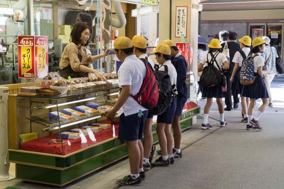 No food From Home in Japanese School