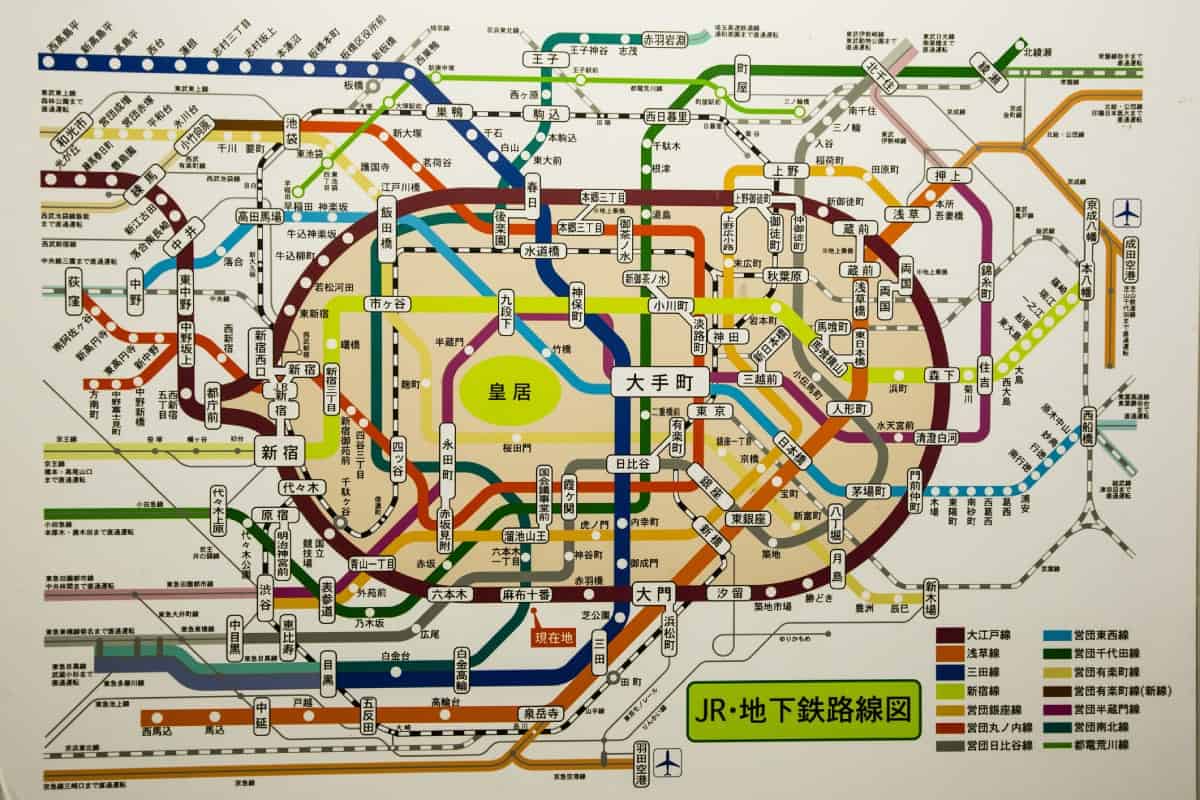 Metro Map Tokyo
