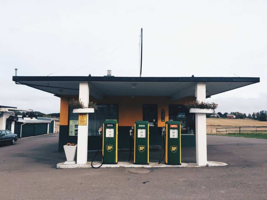 Gas Station in Norway
