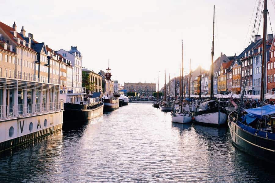 Nyhavn by sunset 