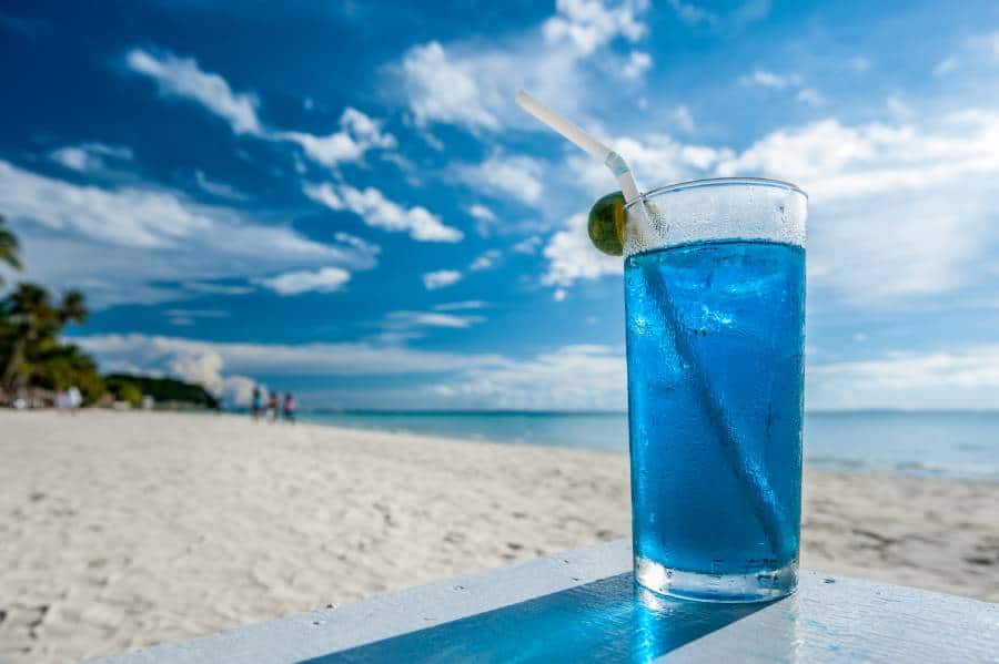 Cocktail at Boracay beach