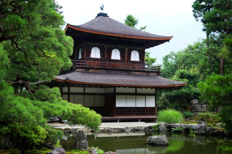 Ginkaku-ji temple in Kyoto