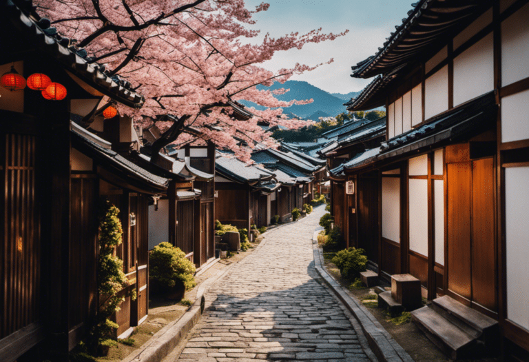 An image showcasing the captivating beauty of Japan's top 10 charming little villages