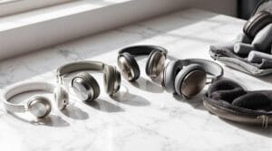 comfortable portable travel headphones