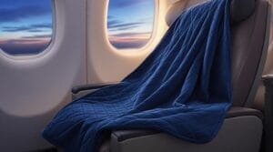 cozy airplane blankets 2024