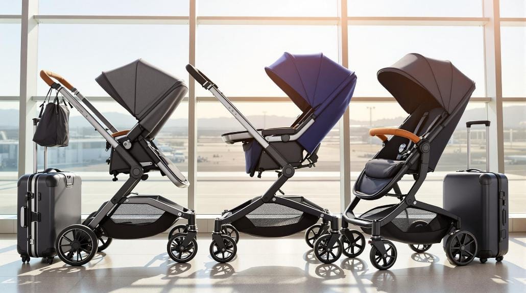 lightweight airplane friendly travel strollers