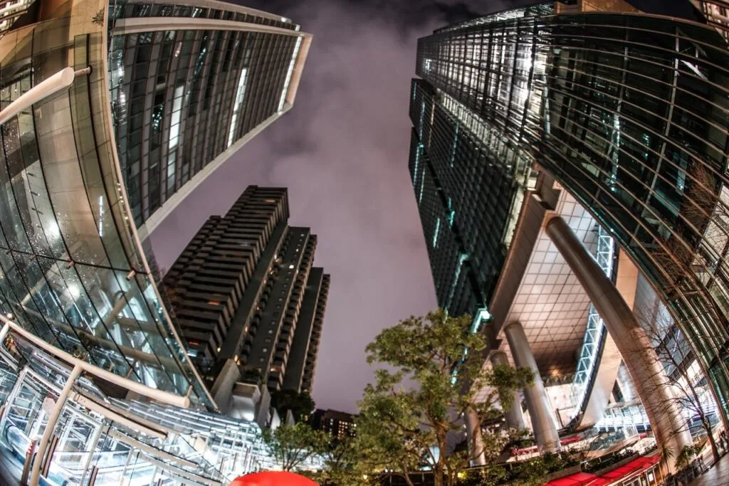 Night view of Roppongi 1-chome