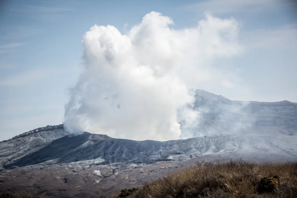 Top of Mount Aso