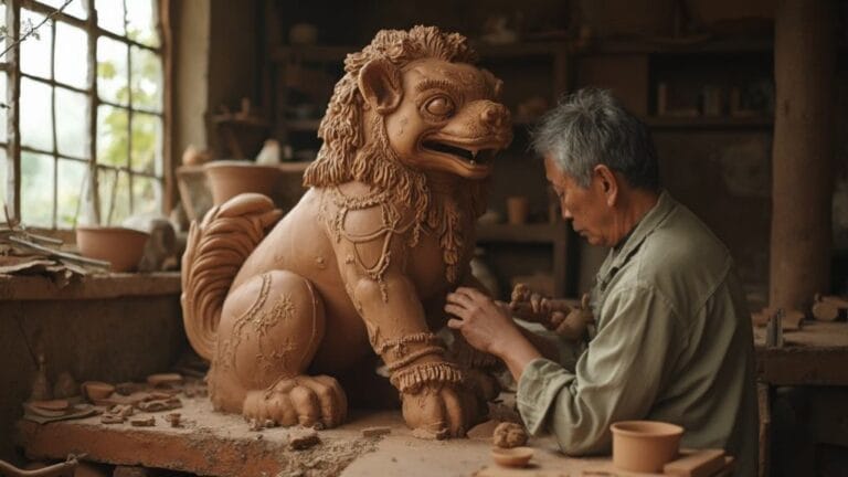 okinawan shisa craft tutorial
