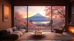 stunning mount fuji accommodations